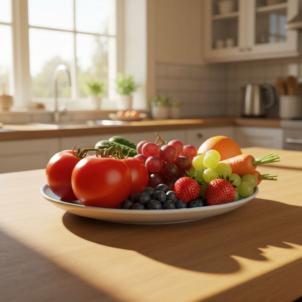 Friss zöldségek és gyümölcsök